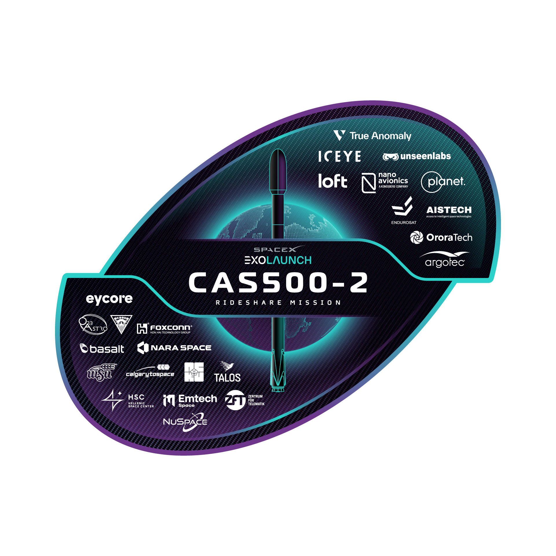 Exolaunch's forty seventh mission patch