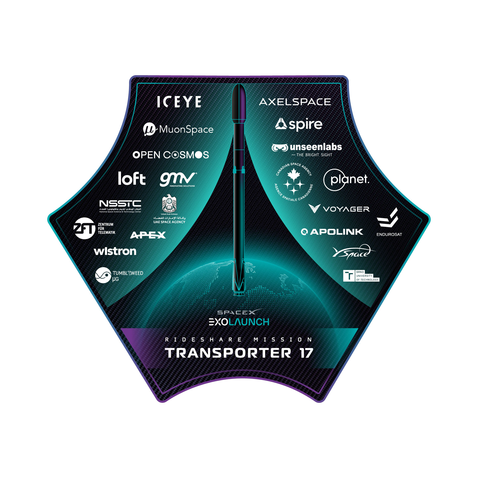 Exolaunch's forty eighth mission patch